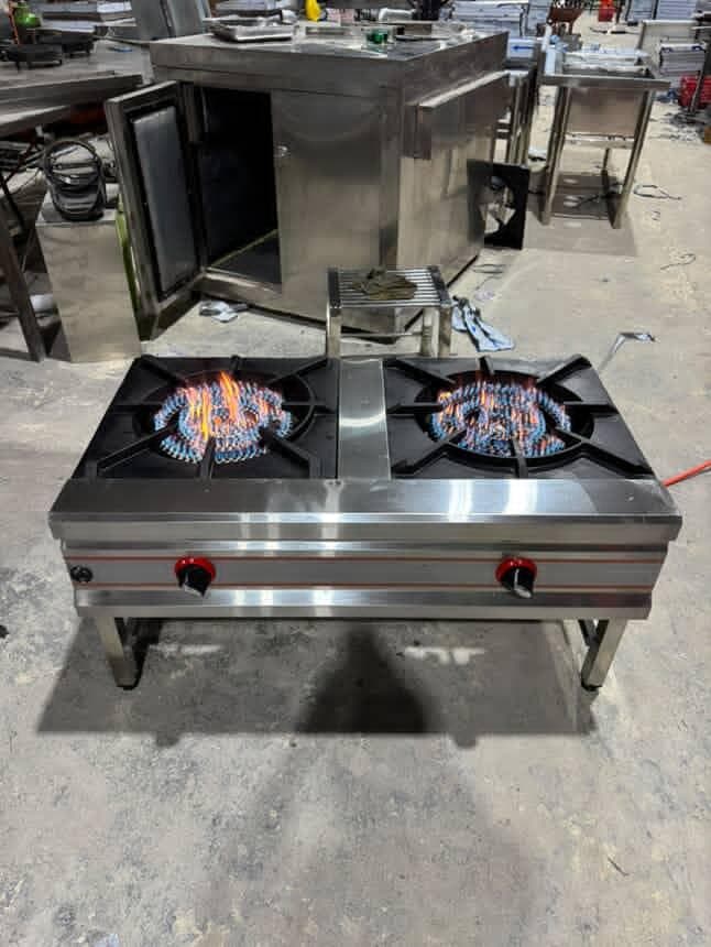 High pressure stock pot gas cooker - Double