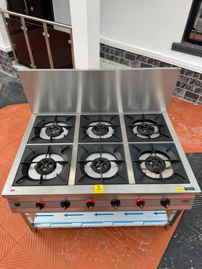 Asp industrial gas cooker serial 1 6burner